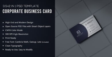 Luxury – Corporate Business Card