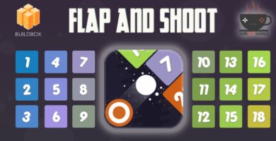 Flap and Shoot – Full Buildbox Game