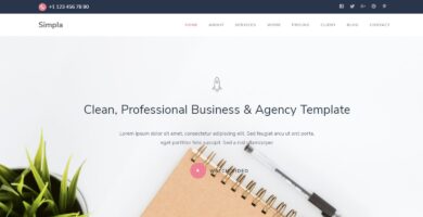 Simpla – Business And Agency Template