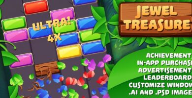 Jewel Treasure – Complete Unity Project