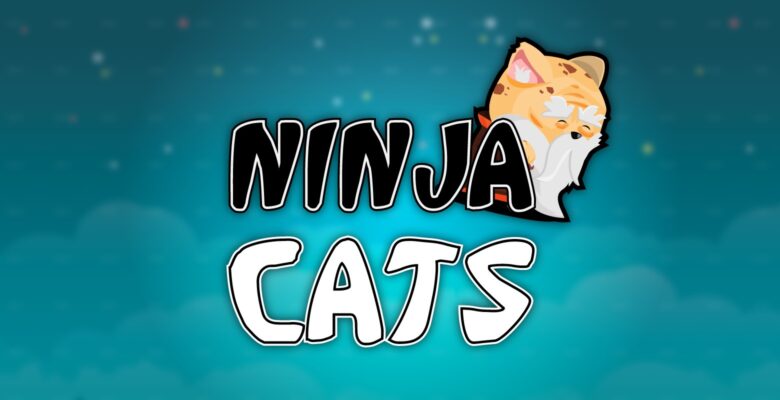 Ninja Cats 2D Game Character Set