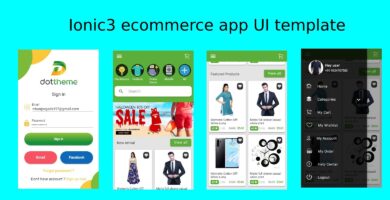 Ionic 3 eCommerce App Theme