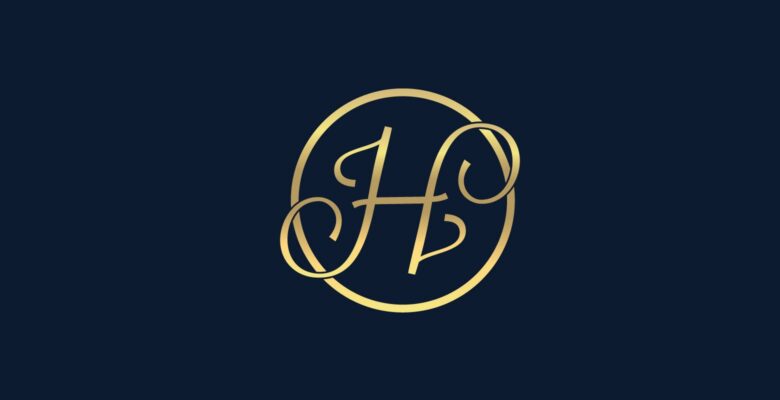 Letter H – luxury logo