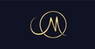 M logo design
