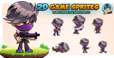 Assassin 2Game Character Sprites
