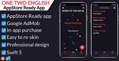 One Two English – Language learning iOS app