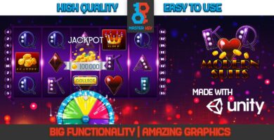Modern Suits Slot Unity Game Template