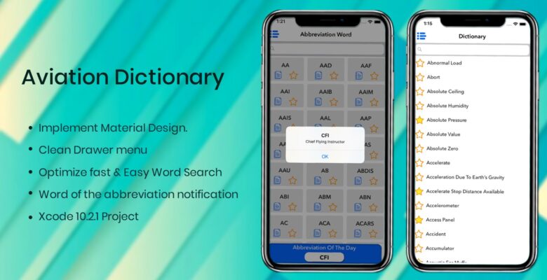 Abbreviation Words Dictionary iOS