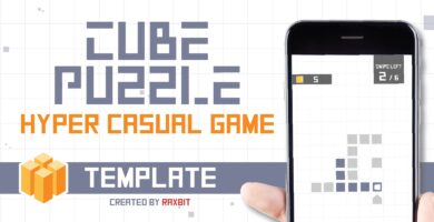 Cube Puzzle – Buildbox Game Template