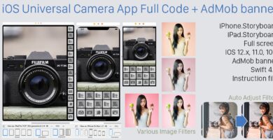 iOS Universal Camera App Full Code