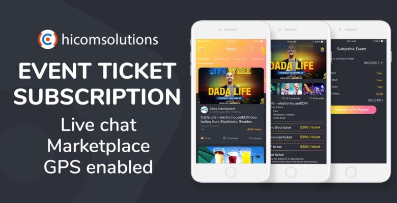 Event Tickets Marketplace – Subscription – Android