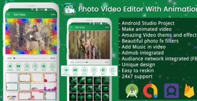 Photo Video Editor With Animation – Android Source