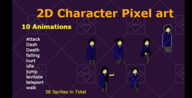 Mage 2D Pixelart Character