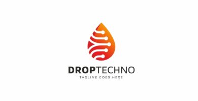 Drop Techno Logo