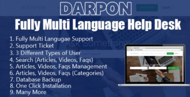 Darpon Help Desk Script
