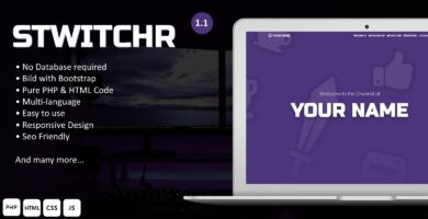 Stwitchr – Twitch and Streamer Website CMS