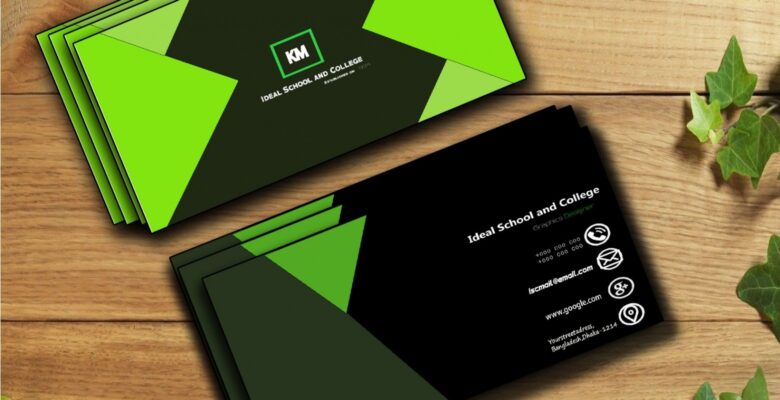 GreenBlack Business Card