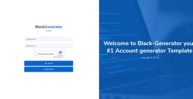 BlackGenerator – Account Generator Template