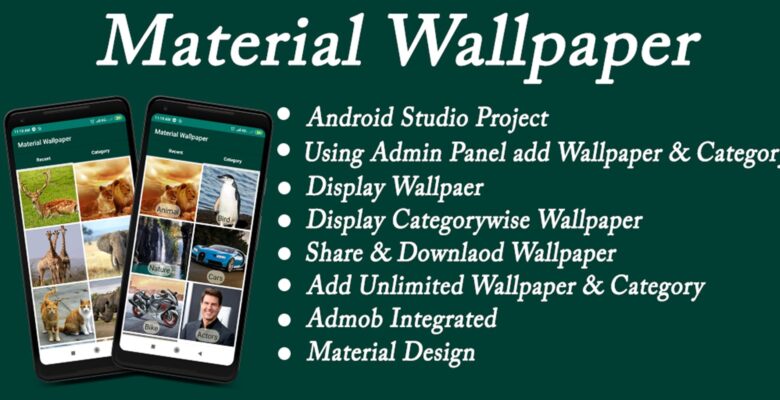 Material Wallpaper – Android Source Code