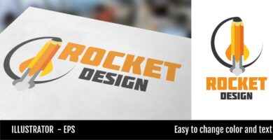 Rocket Design Logo