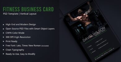 Fitness Business Card