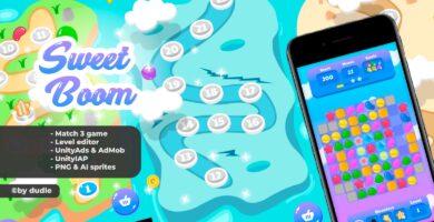 Sweet Boom – Match 3 Unity Template