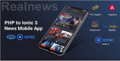 Real News – PHP To Ionic Mobile App