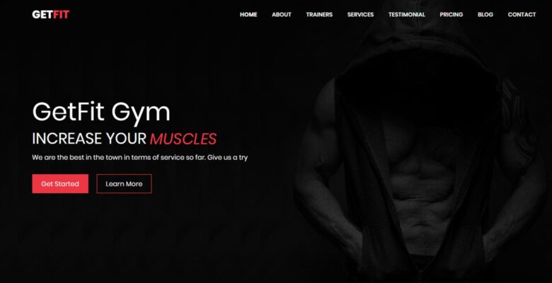 GetFit Gym – Responsive Fitness Club HTML Template