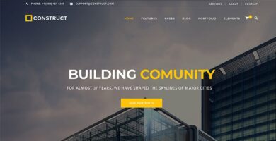 Construct – Construction Business HTML Template