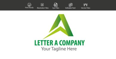 Letter A Company Logo