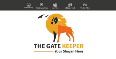 The Gate Keeper – Dog Logo