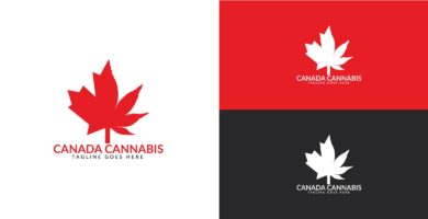 Canada Cannabis Logo Design