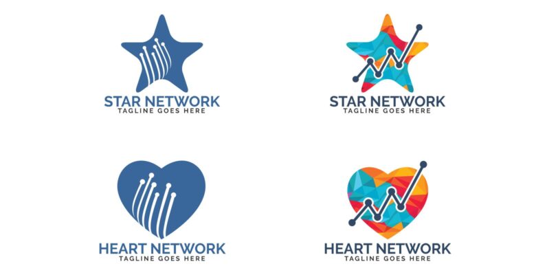 Heart And Star network Logo