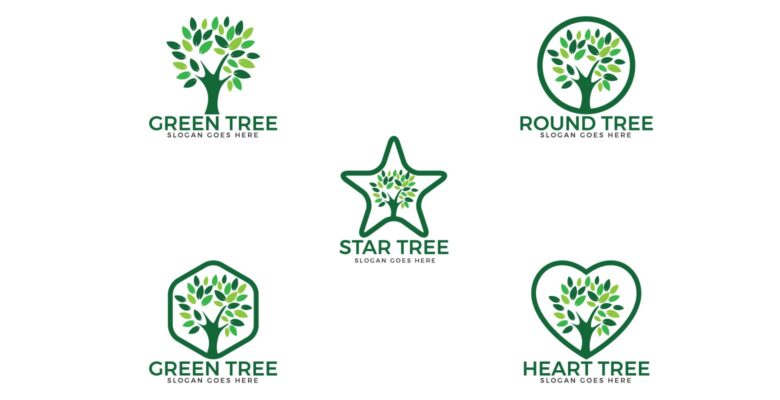 Tree Logos Set Design