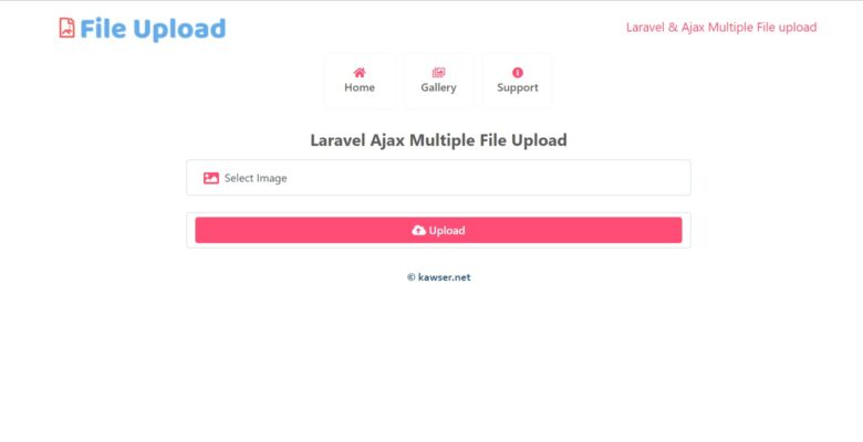 Laravel Ajax Multiple File Upload Download Delete