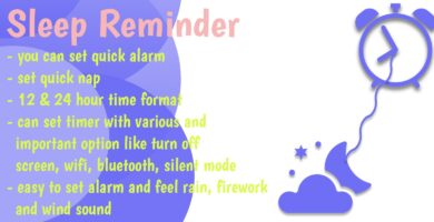 Sleep Reminder – Android Source Codde