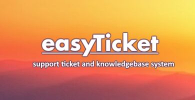 easyTicket – Support Ticket Knowledgebase Script
