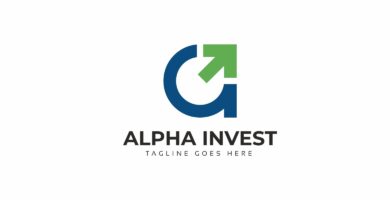 Alpha Invest – A Letter Logo