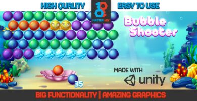 Aqua Bubble Shooter Unity Game Template