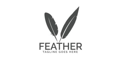 Feather Elegant Logo Design