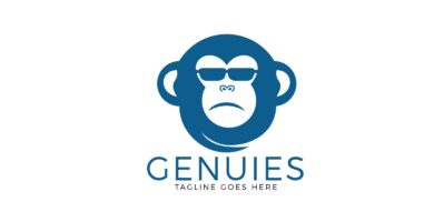 Genius Monkey Logo Design
