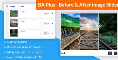 BA Plus – Before And After Image Slider WordPress