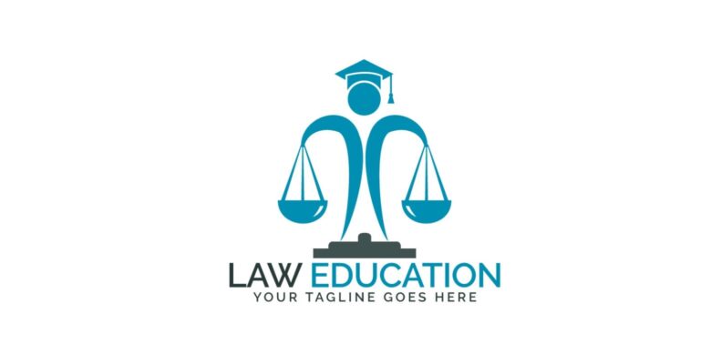 Law Education Logo Design