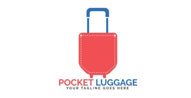 Pocket Luggage Logo Design