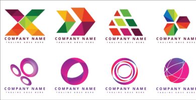 16 Beautiful Colorful Vector Logo Design Templates