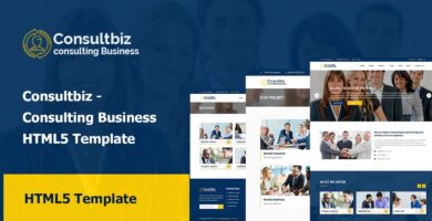 Consultbiz – Consulting Business HTML5 Template
