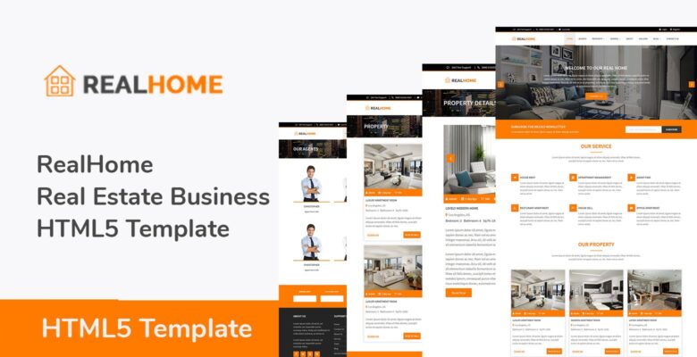 RealHome – Real Estate HTML5 Responsive Template