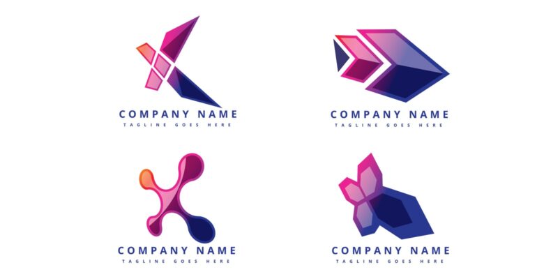 Futuristic, modern and creative digital media logo