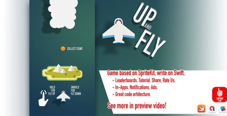 Up And Fly – iOS Source Code
