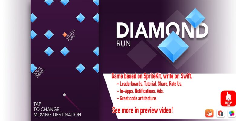 Diamond Run – iOS Source Code